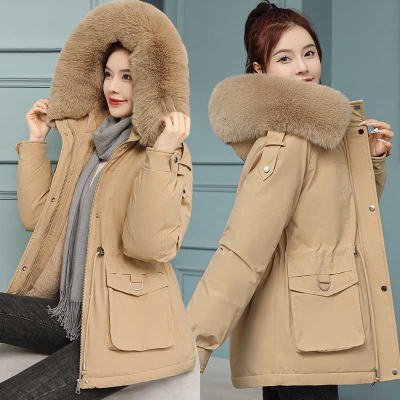 Mid to Long Length Womens Short Winter Version of Anti Season Parka Clothing with Slimming Temperament and Thick Cotton Padded Jacket Women Jackets Co