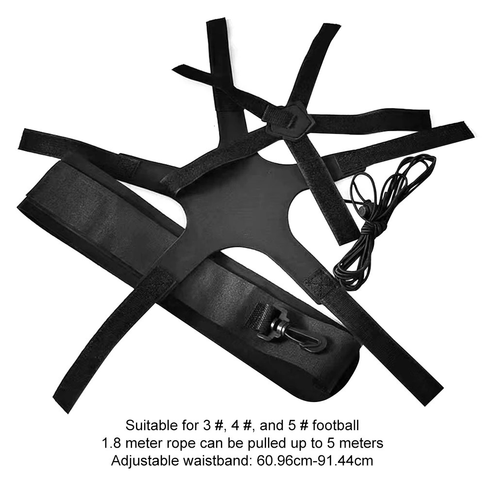 Adjustable Football Kick Trainer Soccer Ball Practice Training Equipment Soccer Trainer Elastic Belt Sports Assistance 250117