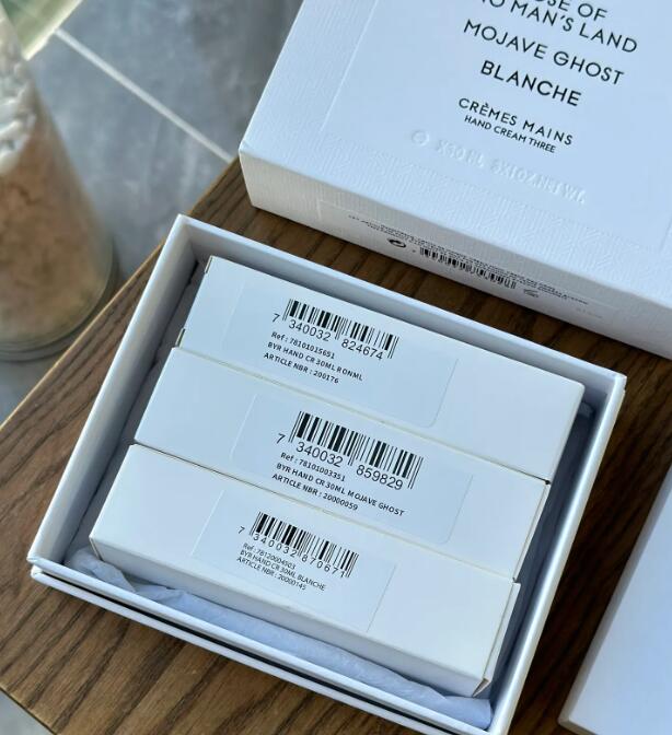 Set Hand Cream Mojave Ghost Blanche Rose Of No Mans Land 30Ml*3 Hands Lotions Travel Exclusive Skin Care Limited Edition Gift Box S s