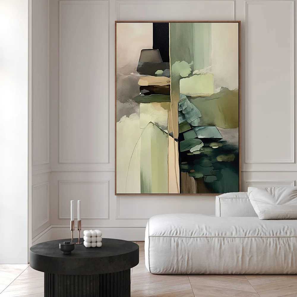 Modern Abstract Art Neutral Wabi Sabi Minimalism Posters Prints Contemporary Color Aesthetic Canvas Painting Off A Decor Y250122