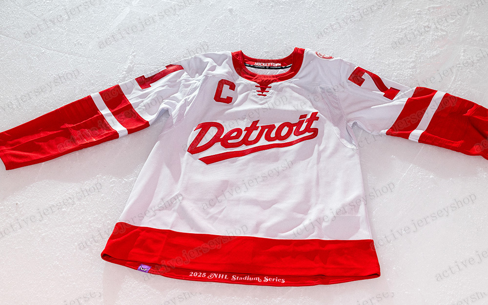Larkins Lucas Raymond 2025 Stadium Series Jerseys Vladimir Tarasenko Patrick Kane Moritz Seider Ben Chiarot Simon Edvinsson