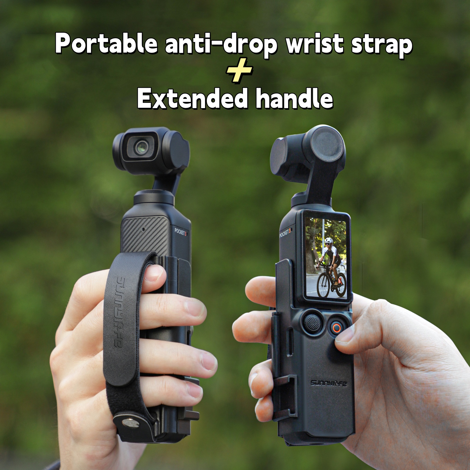 Portable hand strap Cold shoe extender Protective frame Extended handle accessories