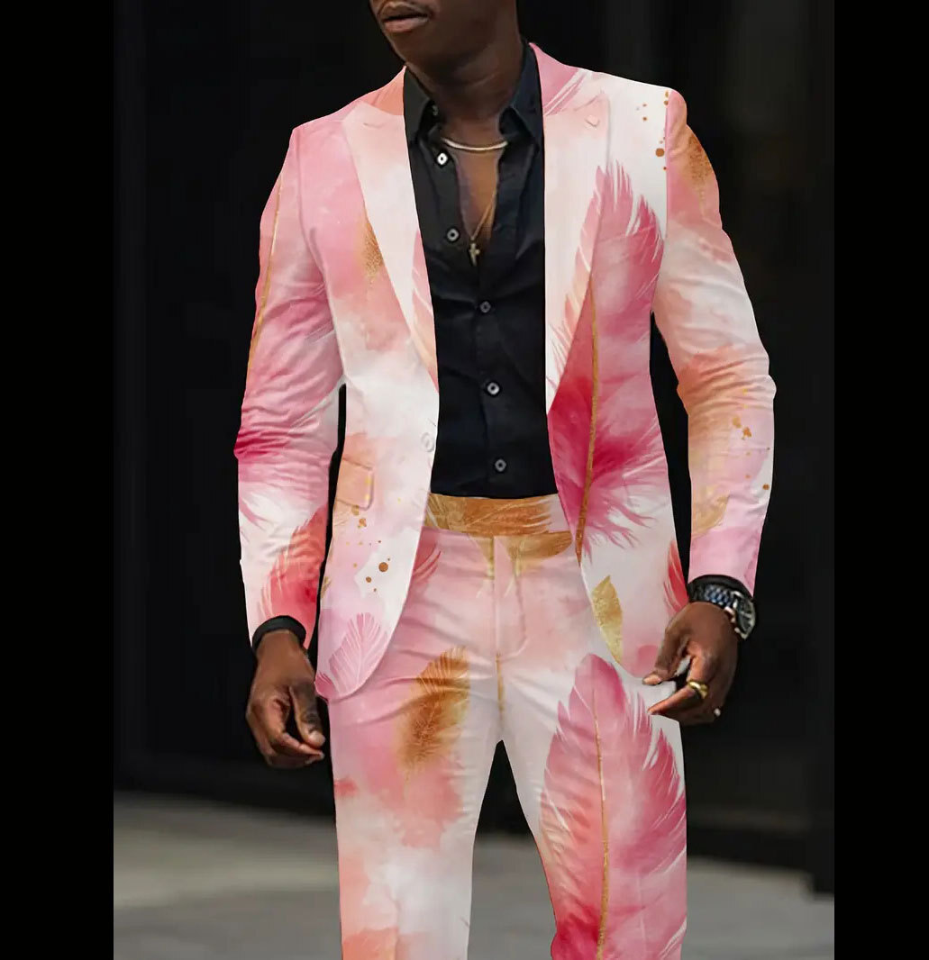 suits for men designer 2024 new europe and america fashion trend dazzling men's suit set wl8mr7 354