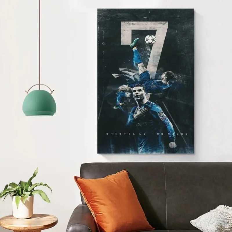 Frameless football poster inspiration poster decoration canvas wall art life Ro Y250122