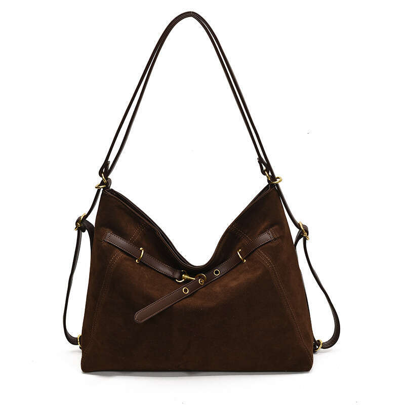Top Quality Suede Tote Bag Crossbody bag Shoulder bag Backpack Simple Versatile Large Capacity Commuting Campus Bag for Women