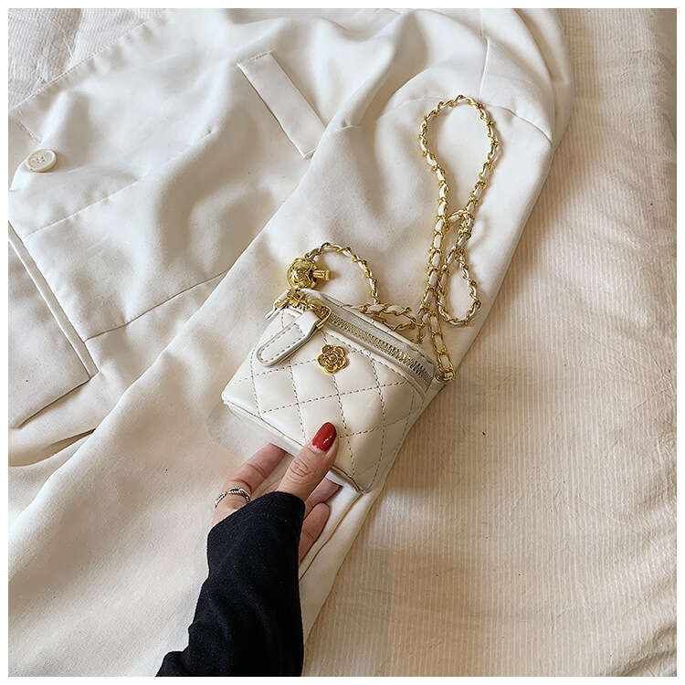 Mini Crossbody Golden Ball Square Box Design, hot Versatile Camellia Small Waste Bag - Perfect for Everyday Use