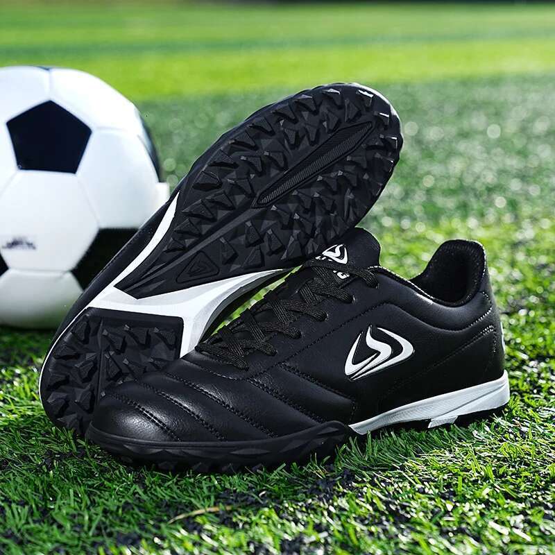 New Rotary for Kids Teenagers Boys Long Spikes Sneakers Children Soccer Cleats Football Shoes atos De Futbol