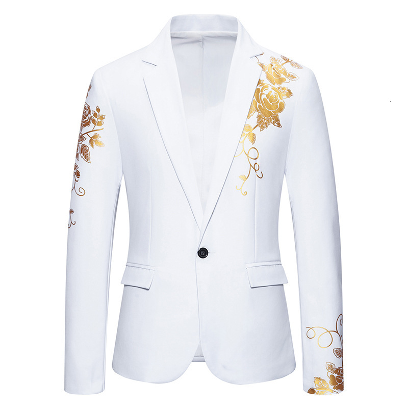 suits for men designer 2024 spring/summer new men's hot stamping suit jacket european men's casual dress suit 04b