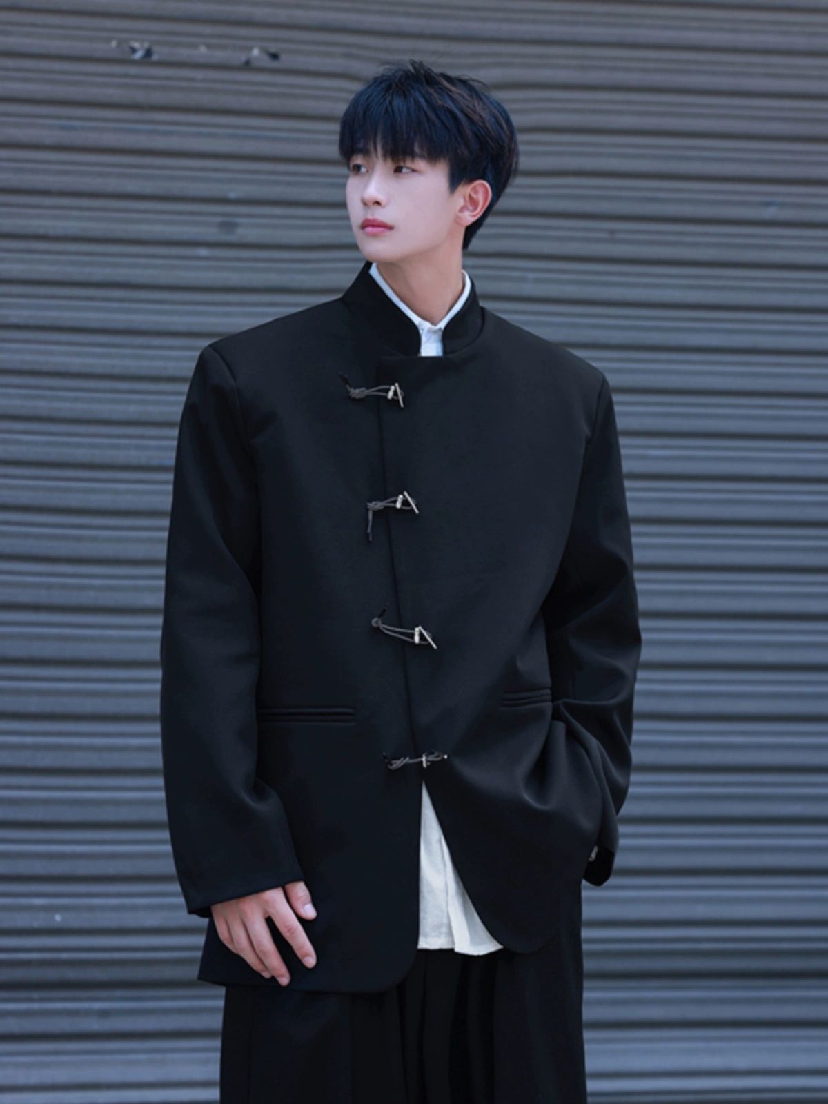 P120Classic Japanese-Inspired Men's Suit Coat Comfortable Large Size, Perfect for Spring & Autumn Fashion