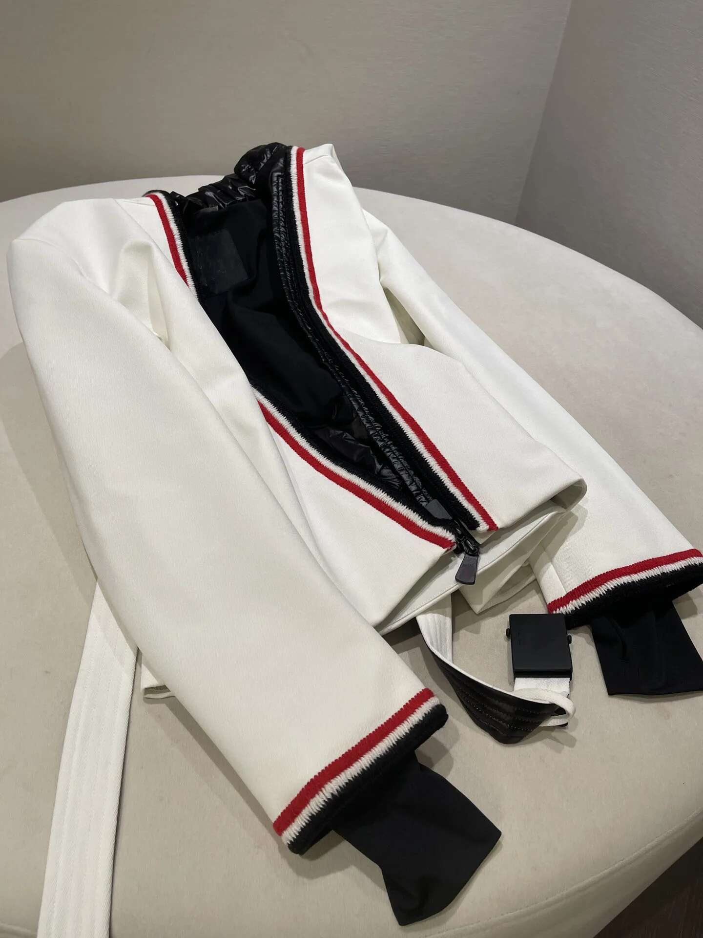 Top End Women Fashion Long Sleeve White Goose Down Slim Hooded Outdoor Skiing Jacket W/T Belt Elegant Lady All Match Zipper Coat