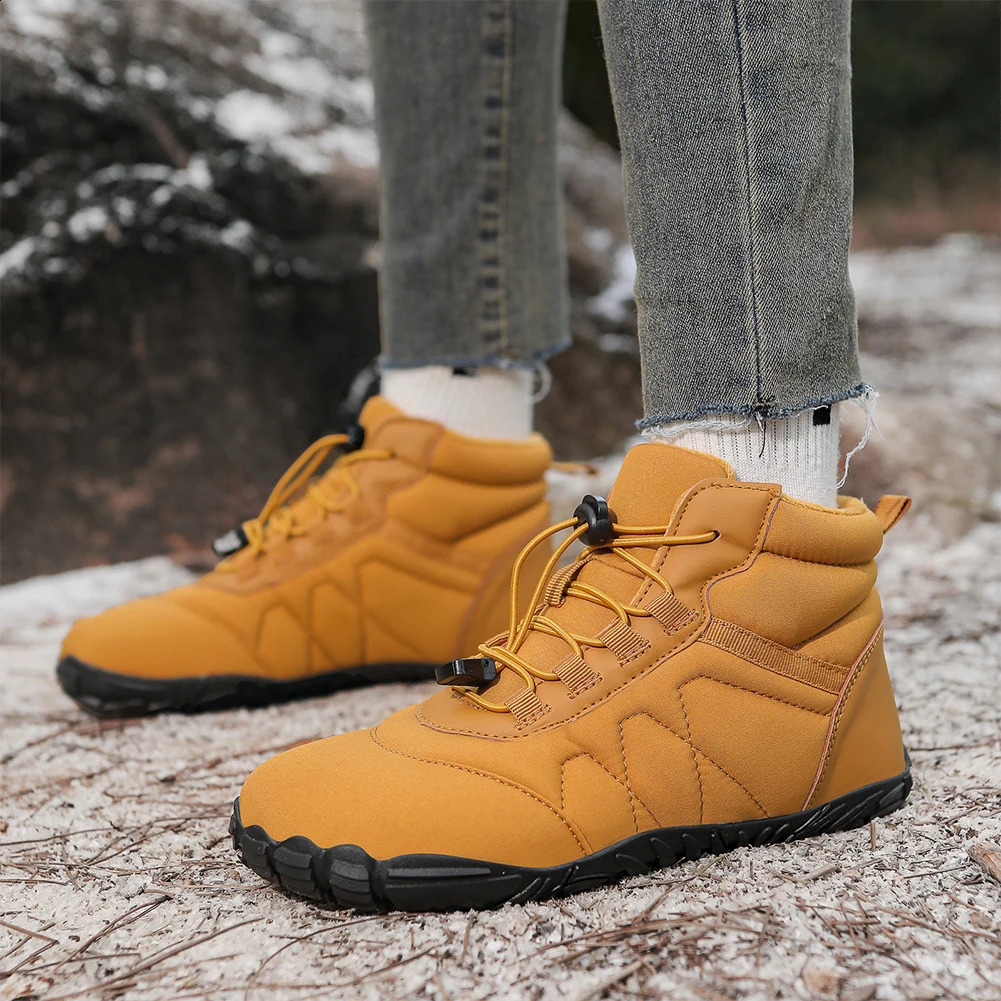 Winter Snow Boots Lightweight Barefoot Shoes Non-Slip Casual Ankle Boots Waterproof Trail Running Shoes for Outdoor Sports250114