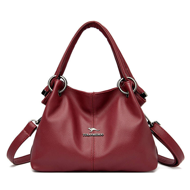 Luxury Soft Leather Handbag for Women Shoulder Bag Solid Color Large Capacity Bag Crossbody bag Top Quality Perfectly Matching With Daily Outfit