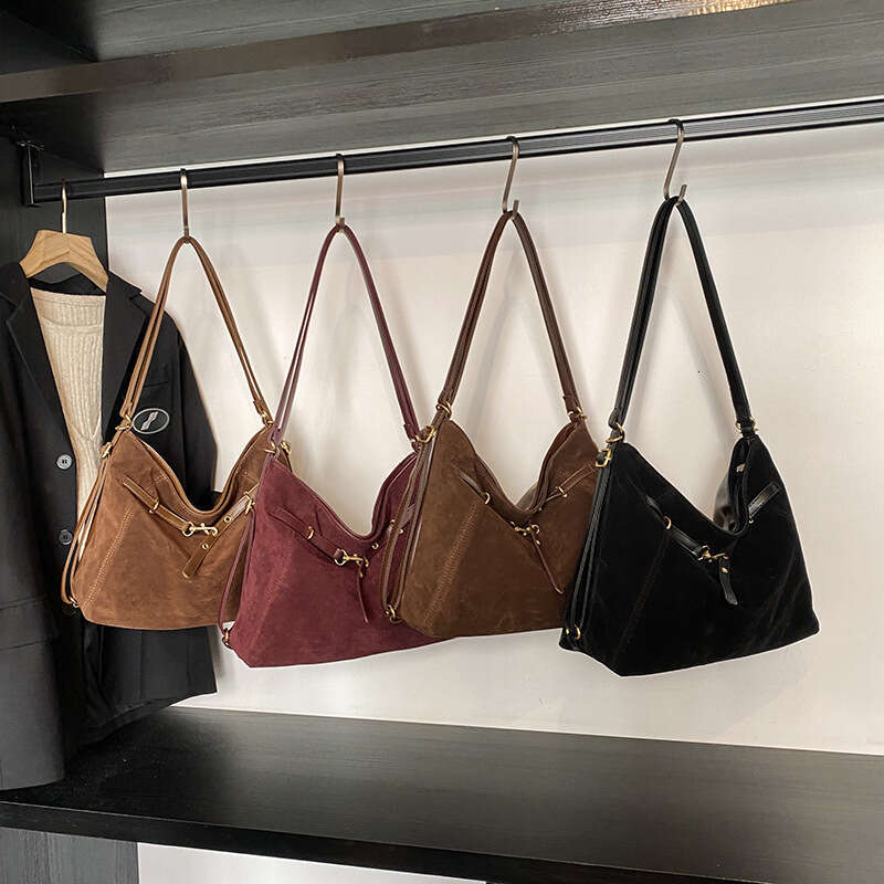Top Quality Suede Tote Bag Crossbody bag Shoulder bag Backpack Simple Versatile Large Capacity Commuting Campus Bag for Women