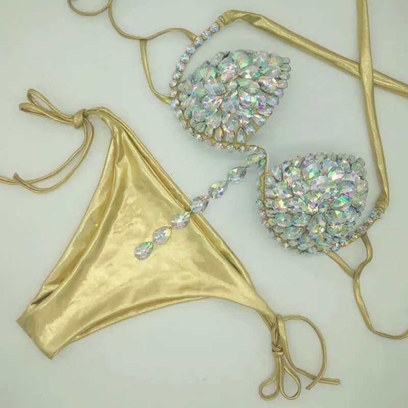 2020 Venus Vacation New Tassels Bikini Set Rhie Swimwear Dia Swimsuit Bandage Bathing Suit Bg Stones Beachwear