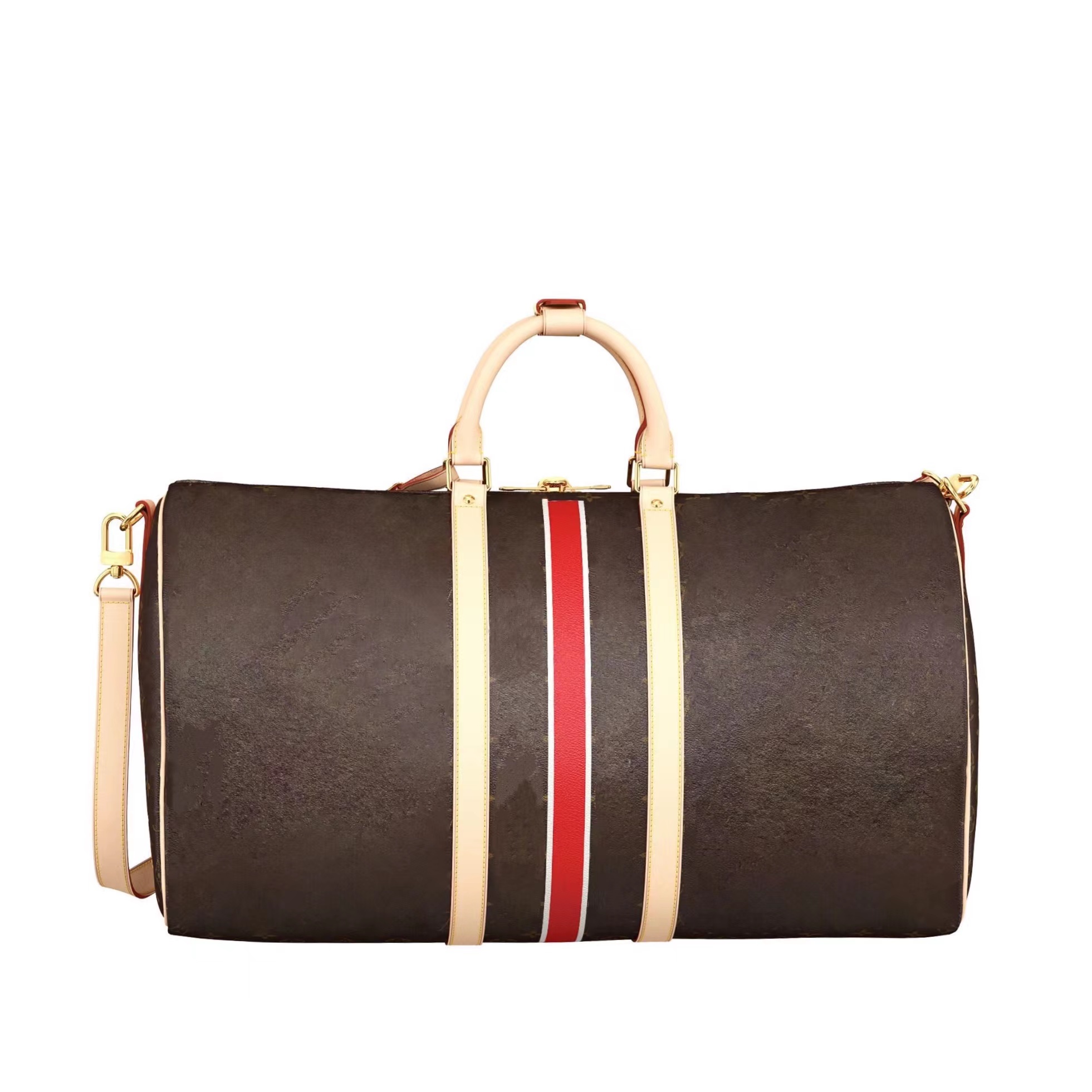 19A Designer Duffel Bag Classic Travel Bag Fashion Sports Bag Initials Pattern Exclusive Customize 45 50 55 using original special coating canvas with cowhide