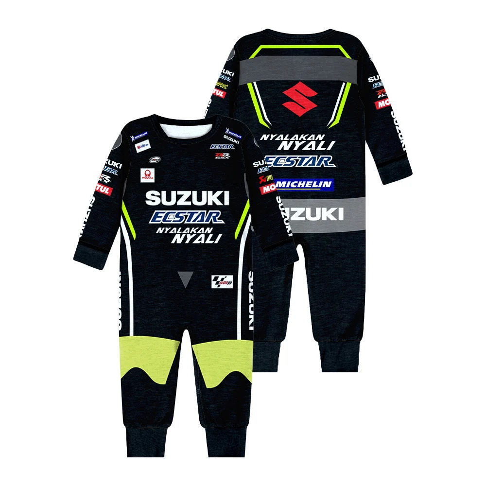 2025 Selling Baby Jumpsuit Outdoor Extreme Sports Followers S Motorcycle BEBE Riding Suit Crawling Suit BB Clothing 250115