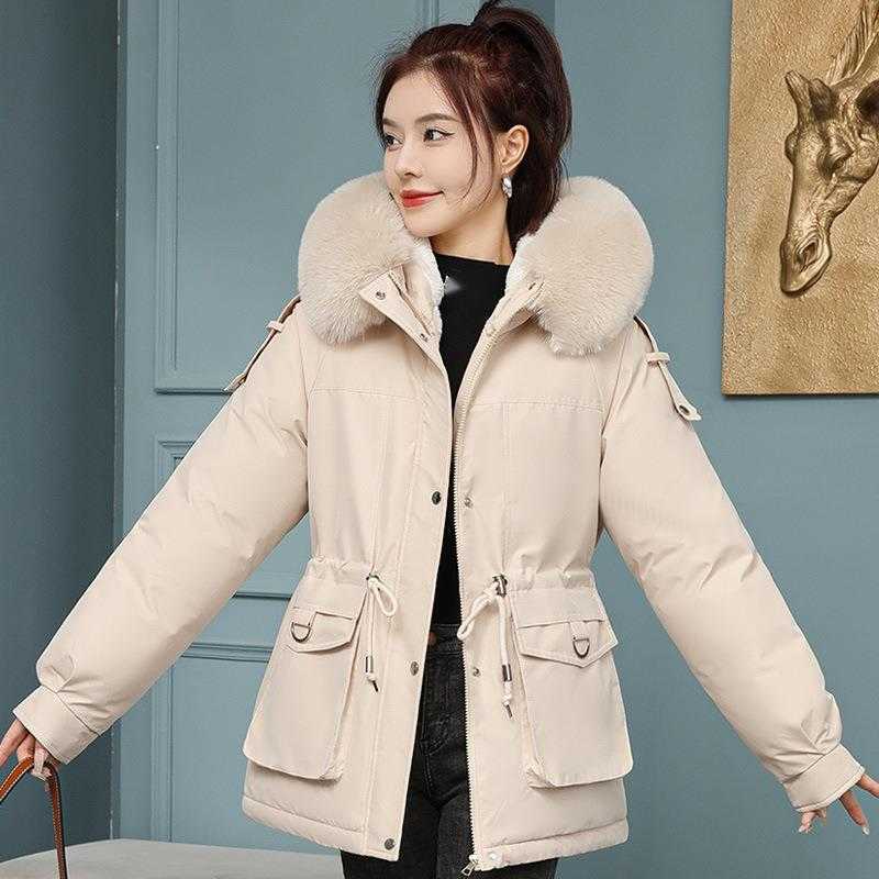 Mid to Long Length Womens Short Winter Version of Anti Season Parka Clothing with Slimming Temperament and Thick Cotton Padded Jacket Women Jackets Co
