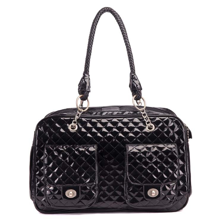 Designer Carrier Dog Bag Cat Carriers Case Pet Handbags ic Net Practical Travel Outdoor Web Beige Ebony Canvas Mesh Window Free shipping