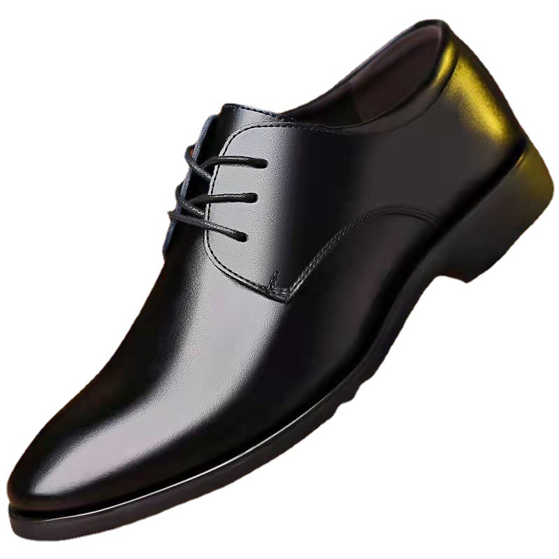 Spring and autumn British casual business dress shoes men's shoes inside heightening single shoes wholesale shoes casual shoes 39-47