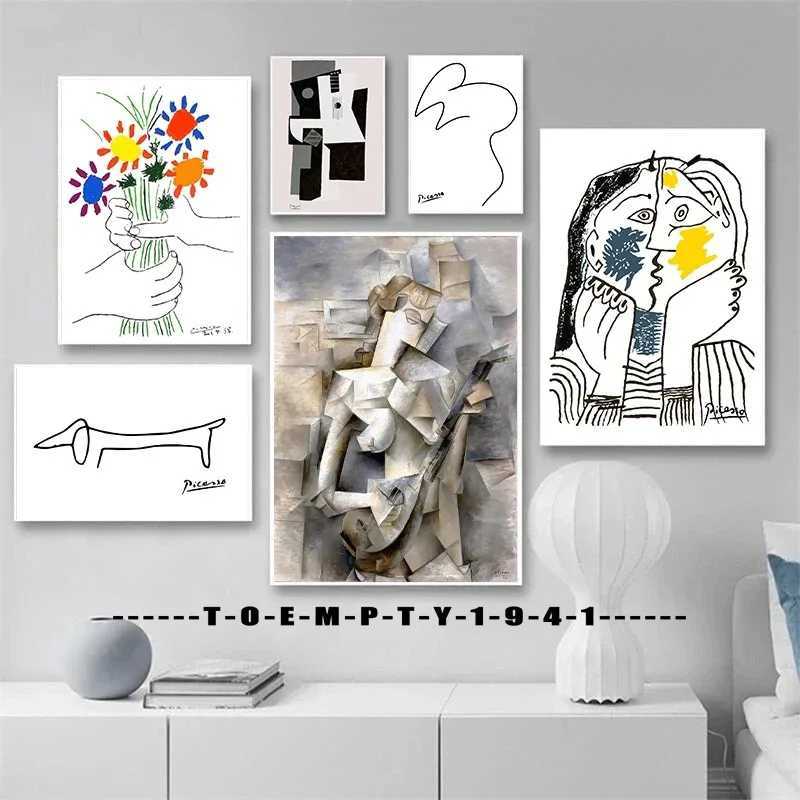 Pablo Picasso Abstract Painting Poster Canvas Printing Famous Painting Fine Art He Ro Wall Decor Aesthetic Wall Art Y250122