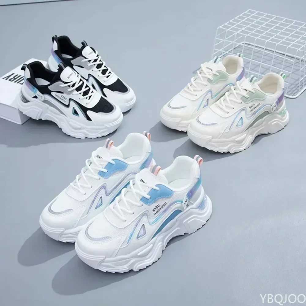 2023 sports shoes womens platform flat shoes womens shoes green womens short and chubby sports shoes womens shoesXJ250324