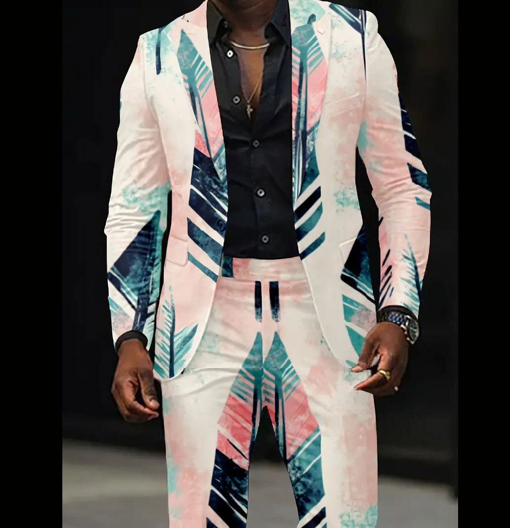 suits for men designer 2024 new europe and america fashion trend dazzling men's suit set wl8mr7 354