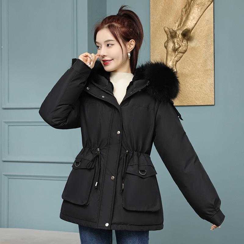 Mid to Long Length Womens Short Winter Version of Anti Season Parka Clothing with Slimming Temperament and Thick Cotton Padded Jacket Women Jackets Co