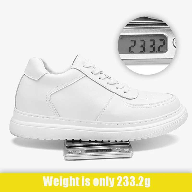 Fashion Casual Lift Sneakers Men Elevator Shoes Height Increase Inner Heightening 4-6-8-10cm Men Fashion Sports Plus Size 37-44C250123