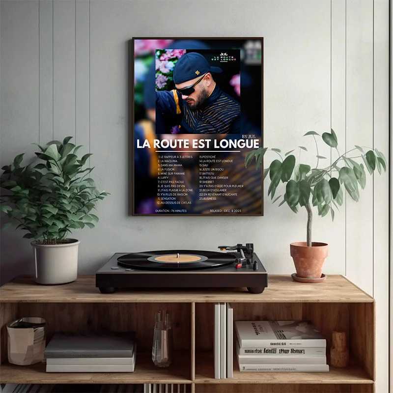 French Rapper J Singer Poster Dans La Lgende De PNL sic Album Print Canvas Painting Wall Picture He Decor Gifts Y250122