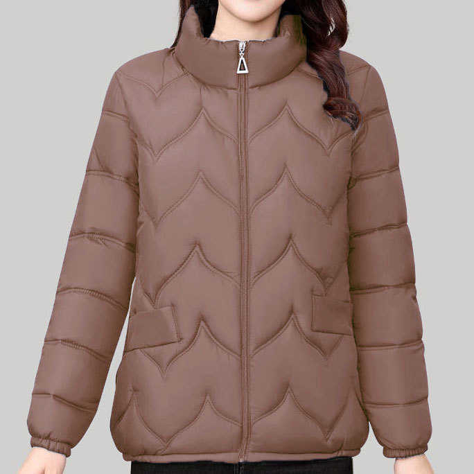 Mom Cotton Jacket Middle Aged Down Middle Aged Western Style Cotton Jacket Lightweight and Short Versatile Coat Cotton Jacket Women Jackets Coat 24120