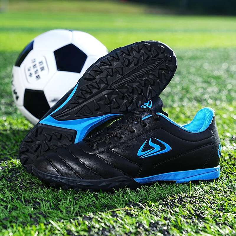 New Rotary for Kids Teenagers Boys Long Spikes Sneakers Children Soccer Cleats Football Shoes atos De Futbol