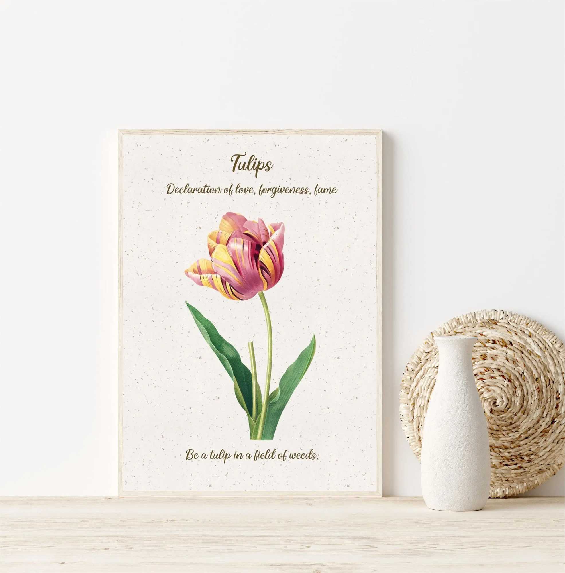 Modern Flowers Daisies Tip ic Flower language Retro Poster Canvas Paintings Wall Art Pictures Flower Shop He Decor Y250122