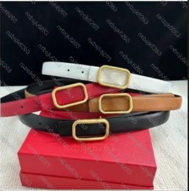 Designer belts for men women letter v belt classic solid color 3cm width business simple cintura metal gold plated buckle luxury belt fashion ga0709