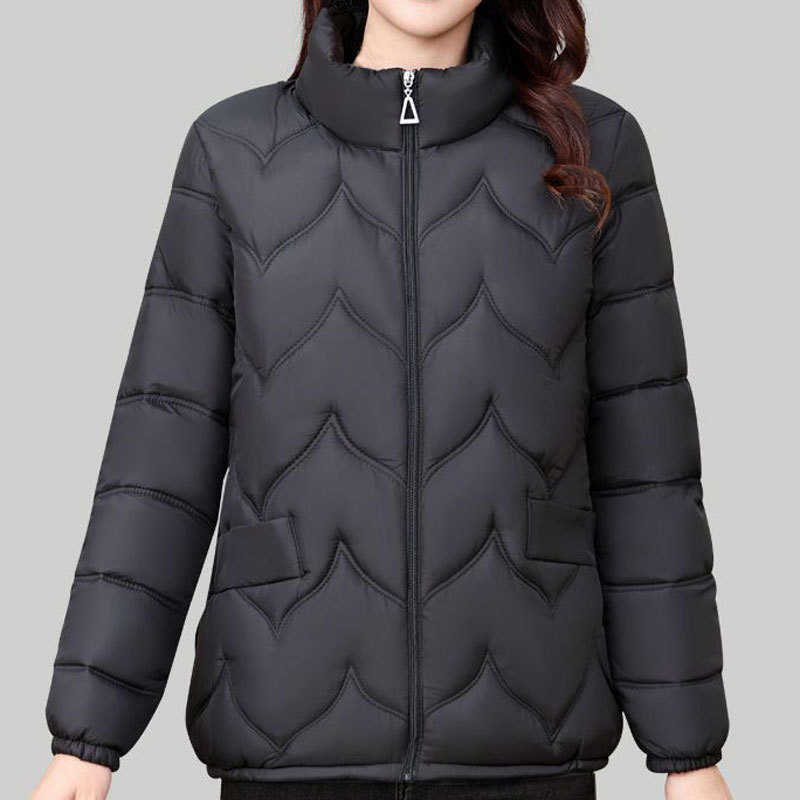 Mom Cotton Jacket Middle Aged Down Middle Aged Western Style Cotton Jacket Lightweight and Short Versatile Coat Cotton Jacket Women Jackets Coat 24120