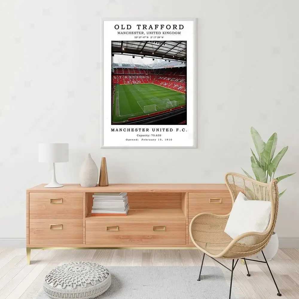 Sports Venue Canvas Painting Football Field Cricket Old Trafford Stadium Wall Art Poster Print Gift Ro Decor Y250122