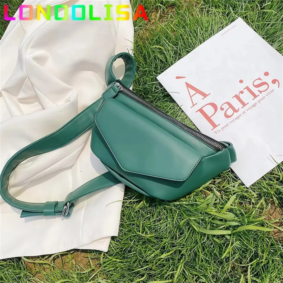 Casual Waist Bags for Women Leather Shoulder Bag Travel Small Chest Bag Female Fanny Pack Belt Purses Ladies Crossbody Bags 250121