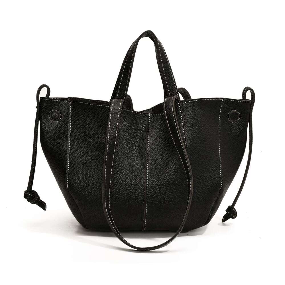 Wings For Women New French Style Popular Large Capacity Tote Versatile Commuting Armpit Shoulder Bucket Bag