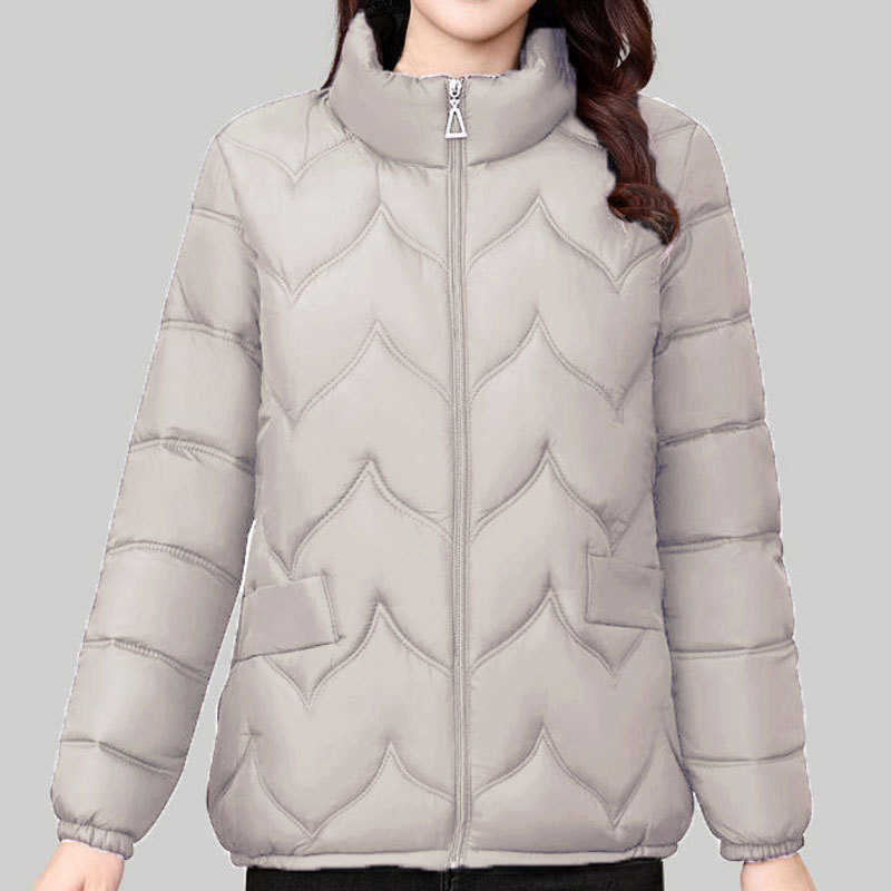 Mom Cotton Jacket Middle Aged Down Middle Aged Western Style Cotton Jacket Lightweight and Short Versatile Coat Cotton Jacket Women Jackets Coat 24120