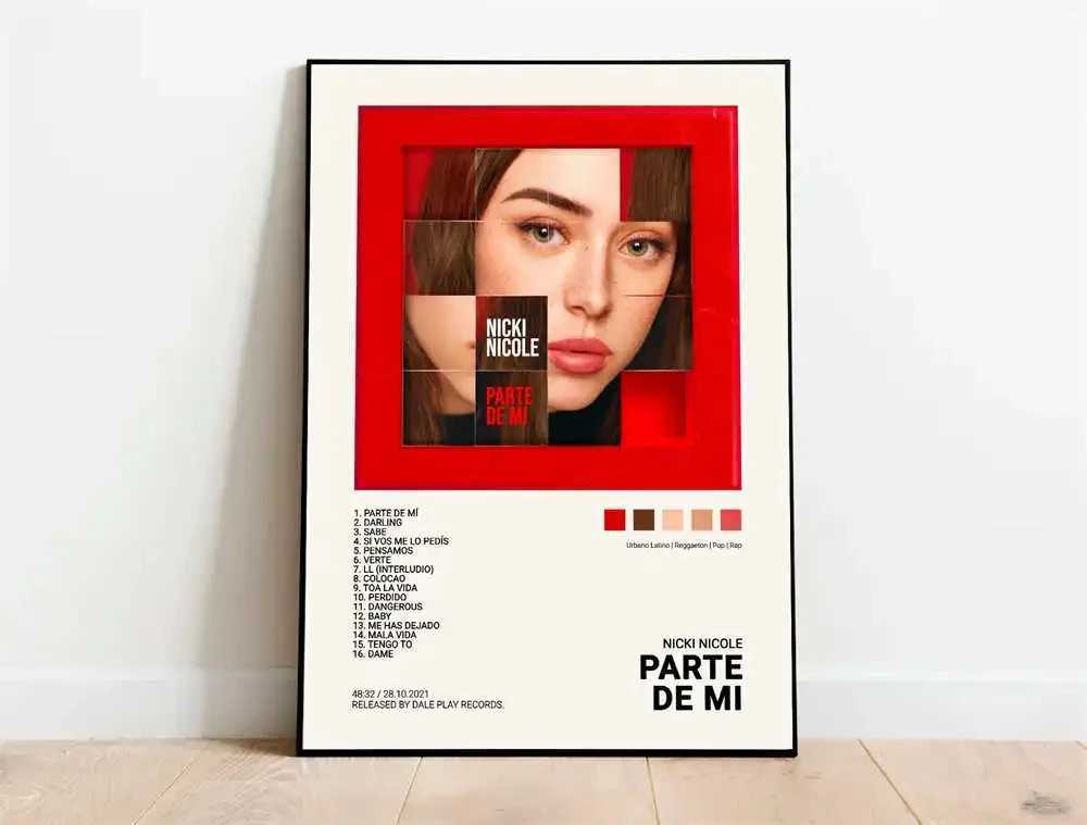 Nordic Rapper Qudo Poster Aesthetics Mora Feid Ela Carrion Rauw janDro sic Album Canvas Print Wall Art Ro Decor Y250122