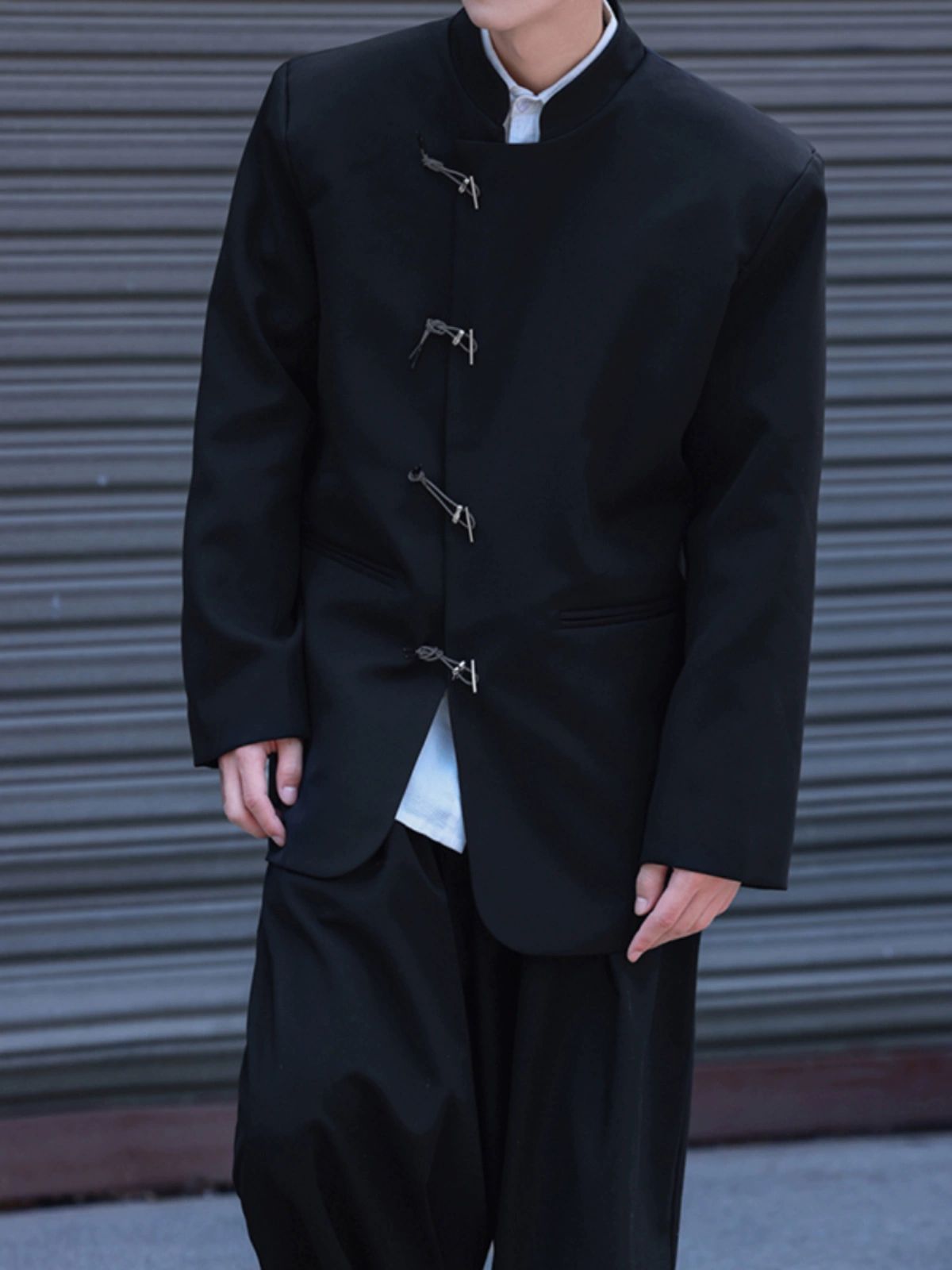 P120Classic Japanese-Inspired Men's Suit Coat Comfortable Large Size, Perfect for Spring & Autumn Fashion