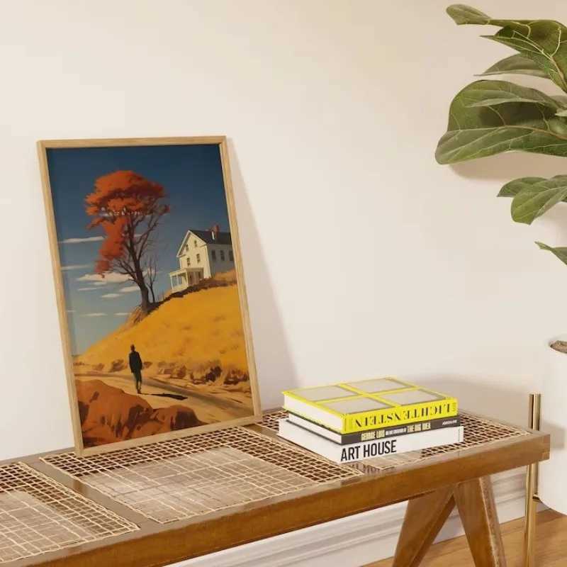 Edward Hopper City Poster Autumn Summer People Cityscapes Canvas Paintings Wall Art for Living In This Decor Y250122