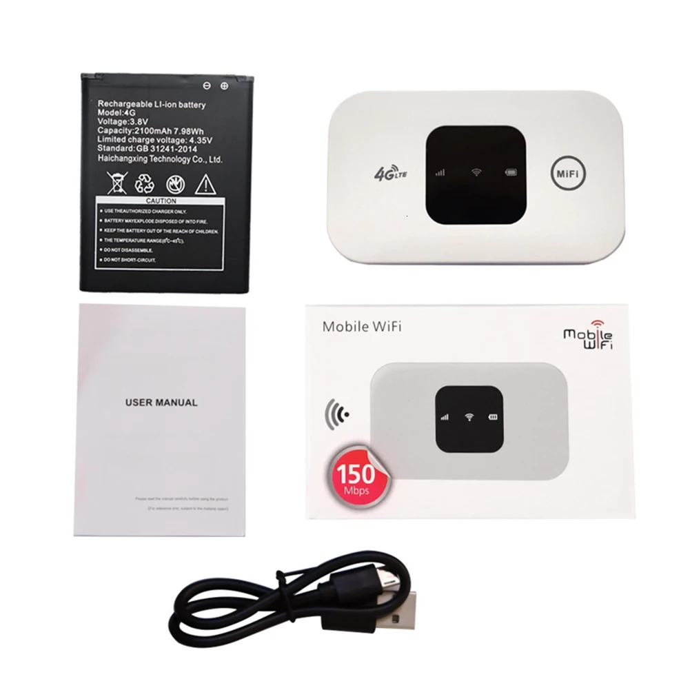 H5577 4G Wireless Pocket WiFi Router Portable Mobile spot 150Mbps with SIM Card Slot 4G Wireless High-Speed Router 250121