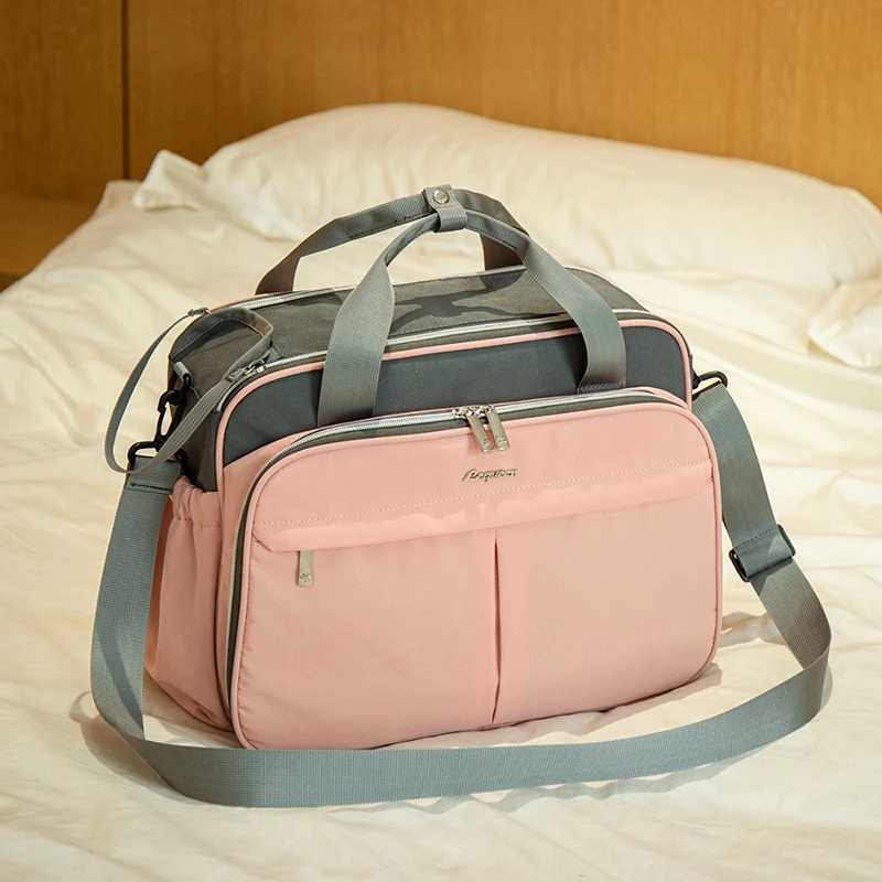 Original LEQUEEN Mom Bag Large Capacity Diaper Bag Gray Handbag for Mother Baby Nappy Bag Maternity Bags Baby Stroller Bag C250326