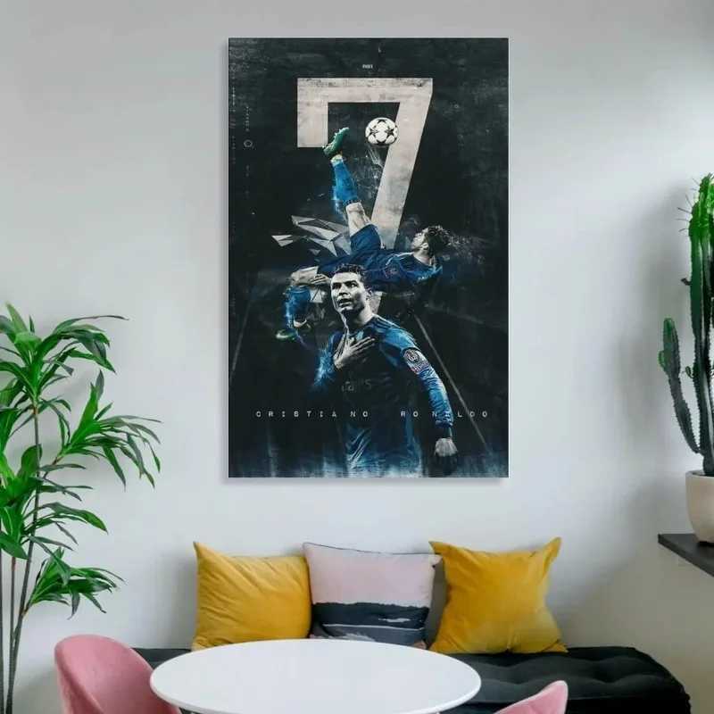 Frameless football poster inspiration poster decoration canvas wall art life Ro Y250122