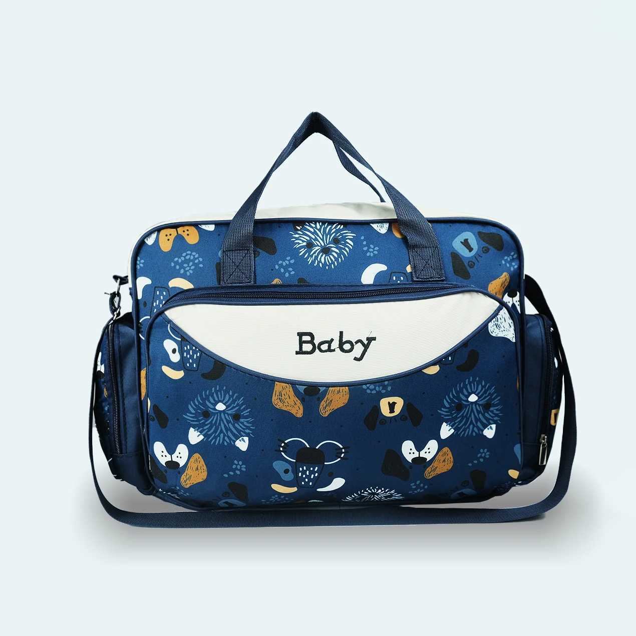 Lightweight Large capacity fashion waterproof cartoon bear One shoulder oblique span bag Mom bag portable mommy bag diaper bagC250326