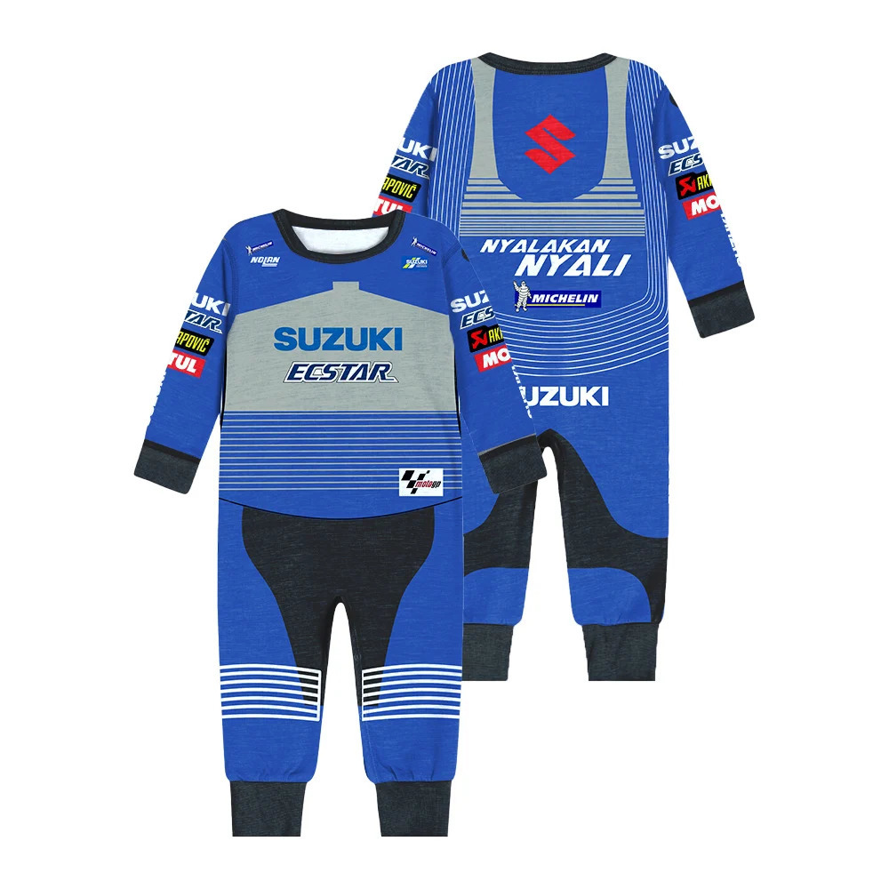 2025 Selling Baby Jumpsuit Outdoor Extreme Sports Followers S Motorcycle BEBE Riding Suit Crawling Suit BB Clothing 250115