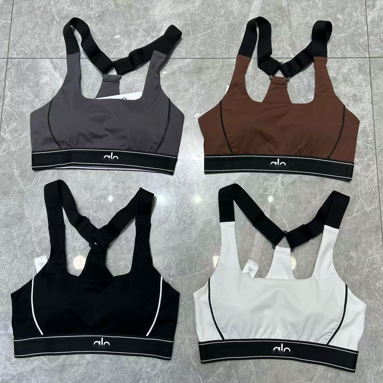 aloo yoga bra Womens designer bikini Yoga Bra Fiess gym Training sportswear sport summer breathable quick dry underwear 2025