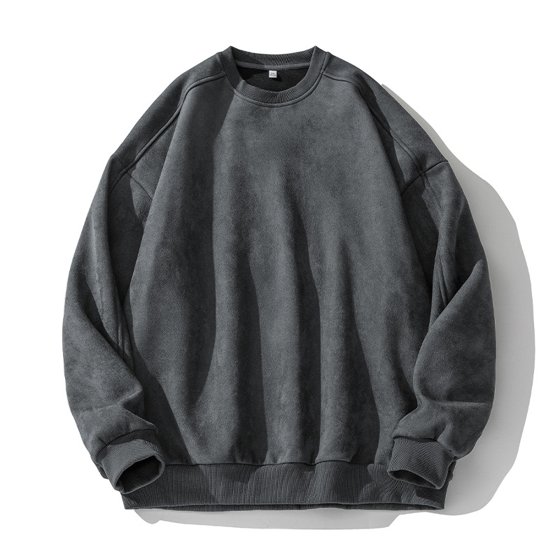 FC003 Round neck sweatshirt men's autumn and winter new couple hoodie pullover jacket