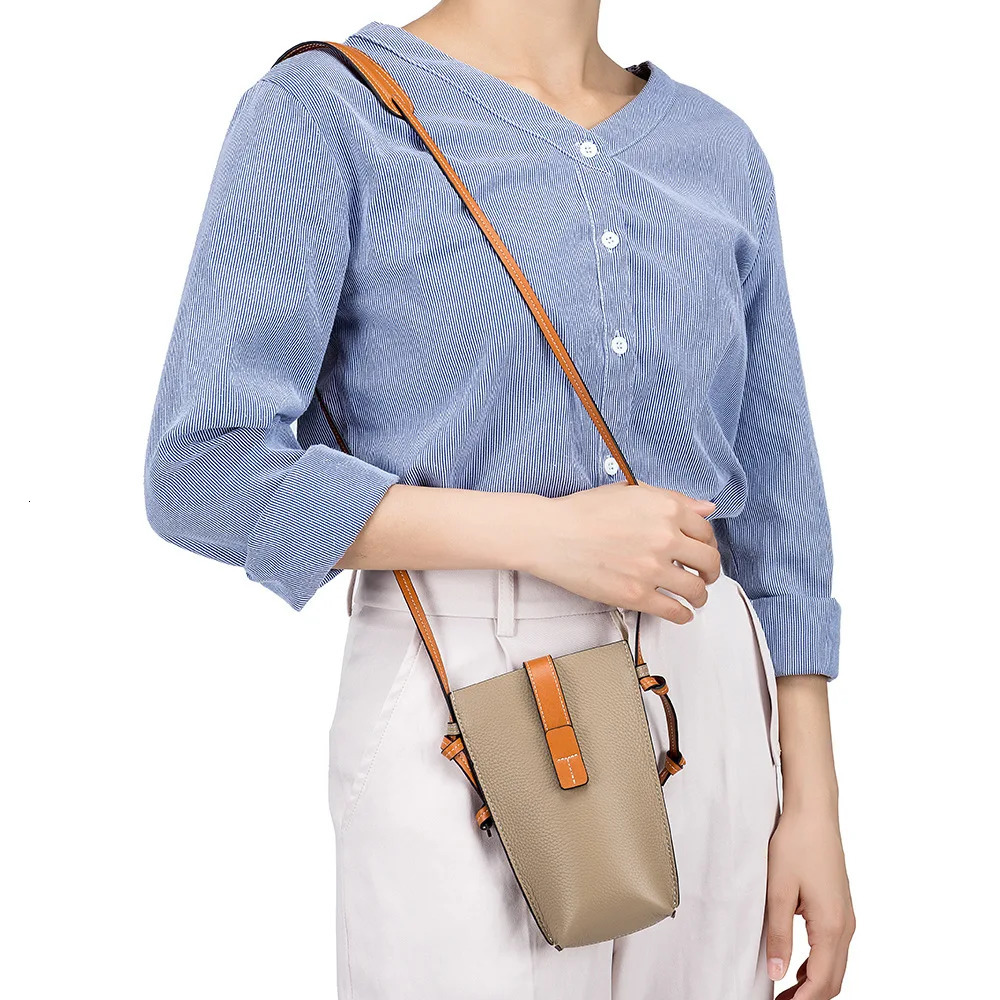 Genuine Leather Women Shoulder Bags y s Mini Female Mobile Phone Bag High Quality Women Handbags Female Messenger Bag 250121