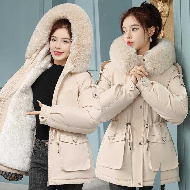 Mid to Long Length Womens Short Winter Version of Anti Season Parka Clothing with Slimming Temperament and Thick Cotton Padded Jacket Women Jackets Co